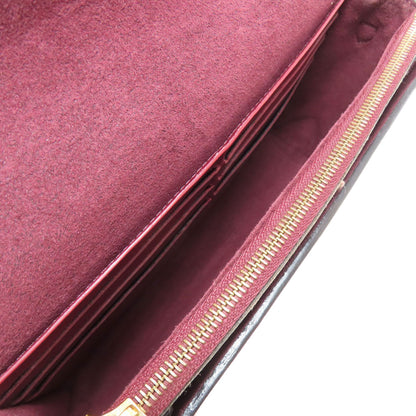 LOUIS VUITTON N60222 Portefeiulle Vavin Chain Long wallet (with coin pocket) Damier canvas Ladies [Used]