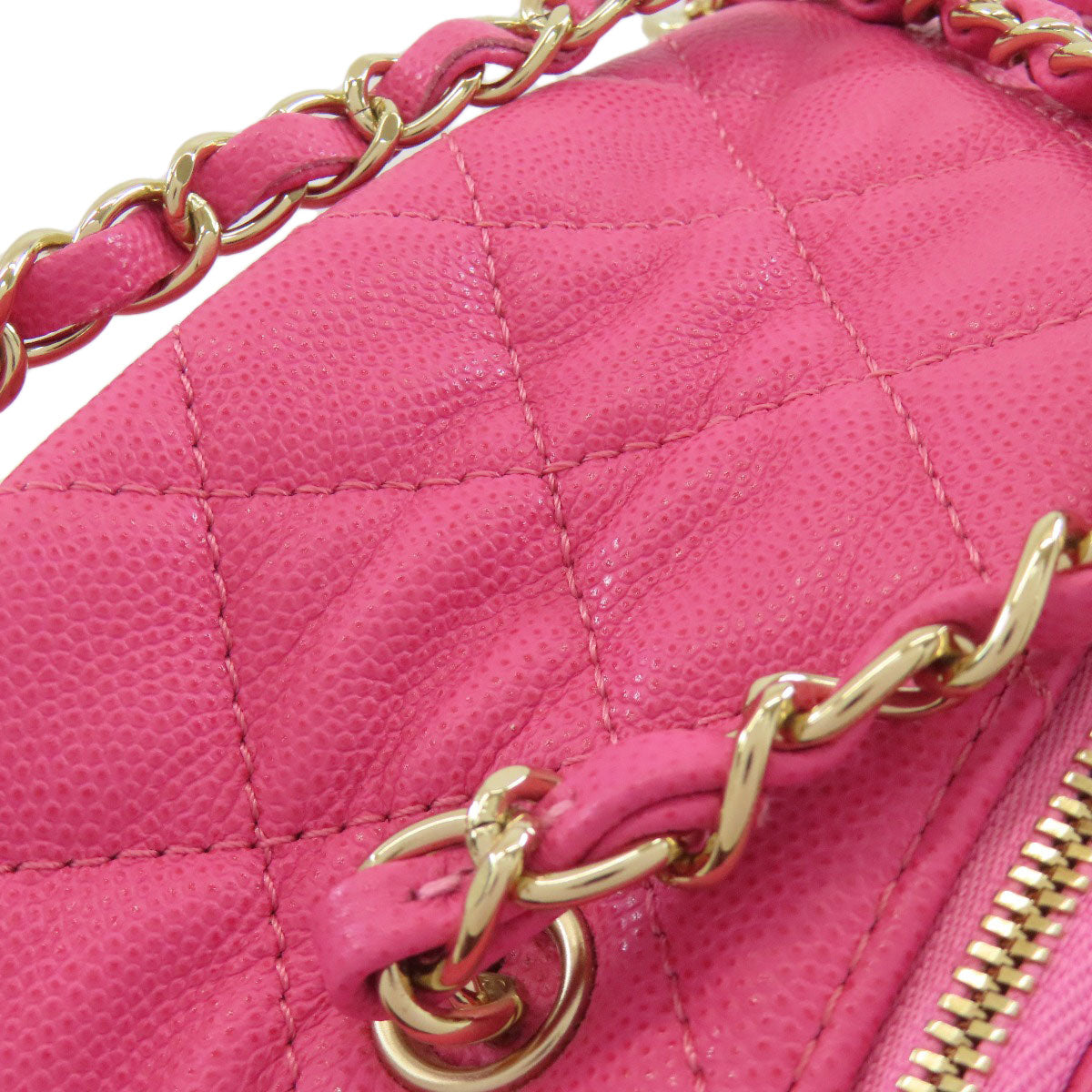 CHANEL COCO Mark Matelasse GoldHardware Backpack Â· Daypack Grained Calfskin Skin Ladies [Used]