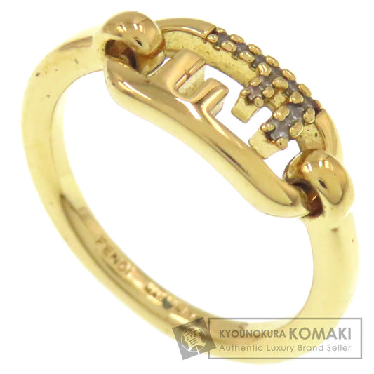 FENDI Olock Ring Metal Ladies [Used]