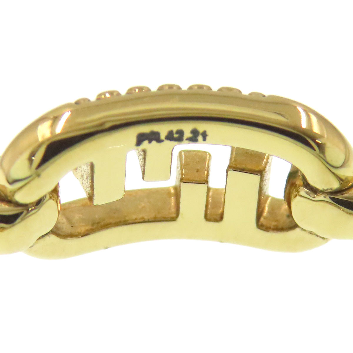 FENDI Olock Ring Metal Ladies [Used]
