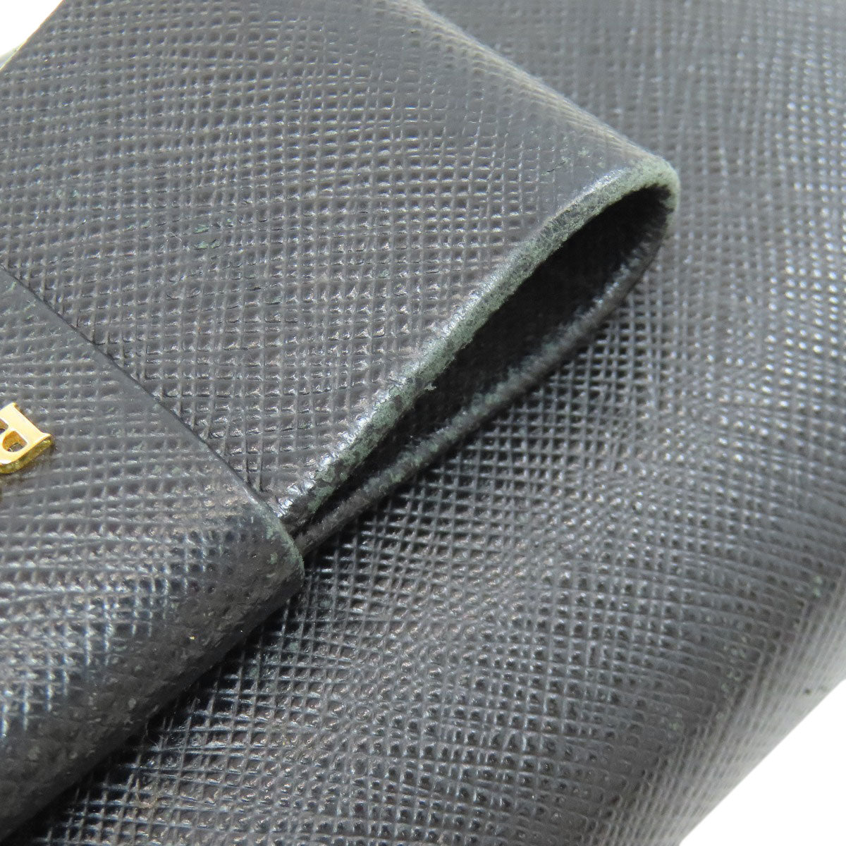 PRADA Fiocco Long wallet (with coin pocket) Safiano Ladies [Used]