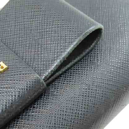 PRADA Fiocco Long wallet (with coin pocket) Safiano Ladies [Used]