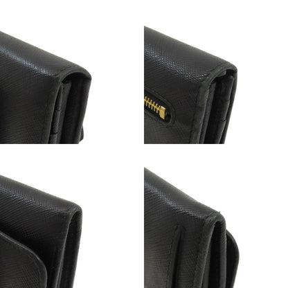PRADA Fiocco Long wallet (with coin pocket) Safiano Ladies [Used]