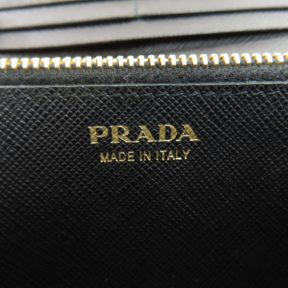 PRADA Fiocco Long wallet (with coin pocket) Safiano Ladies [Used]