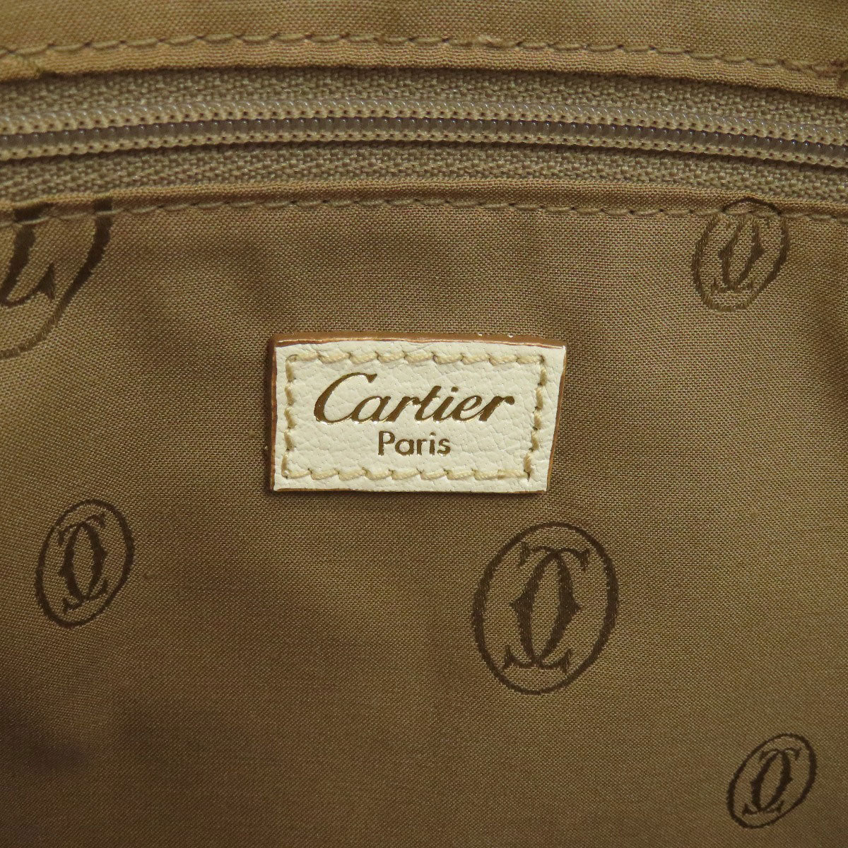 カルティエ マルチェロ ハンドバッグ レザー レディース 【中古】【CARTIER】