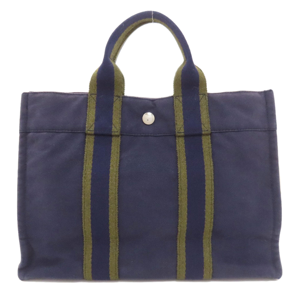 HERMES sack fool toePM Handbag Canvas Ladies [Used]