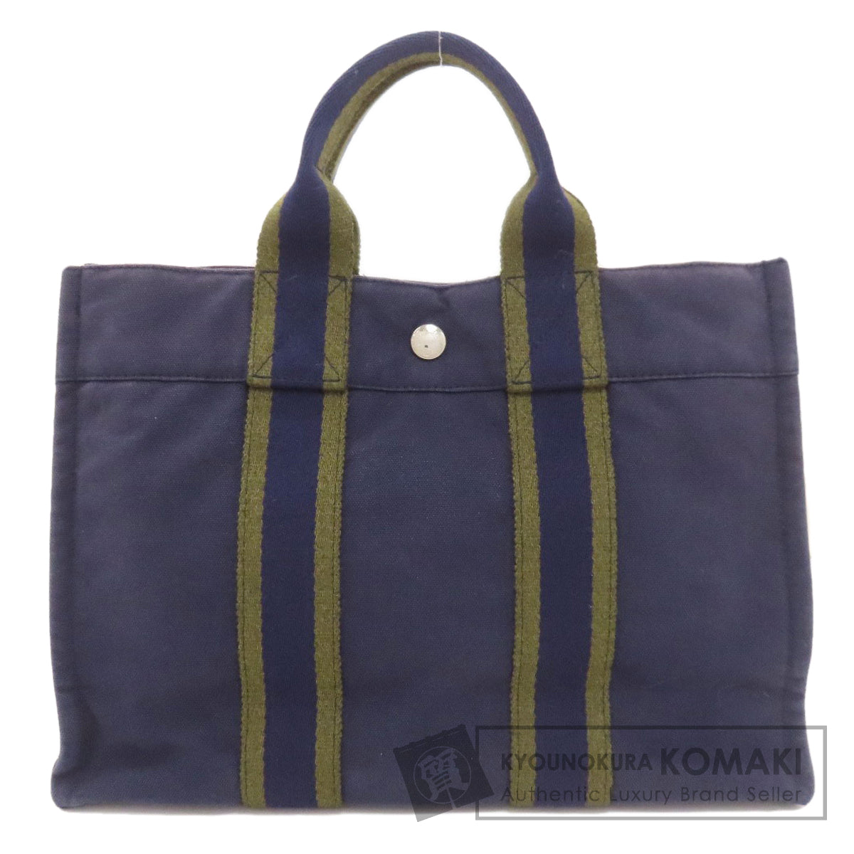 HERMES sack fool toePM Handbag Canvas Ladies [Used]