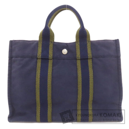 HERMES sack fool toePM Handbag Canvas Ladies [Used]