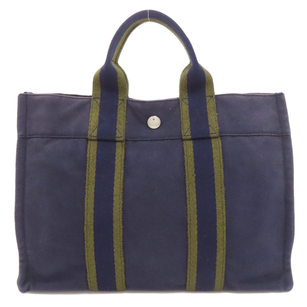 HERMES sack fool toePM Handbag Canvas Ladies [Used]