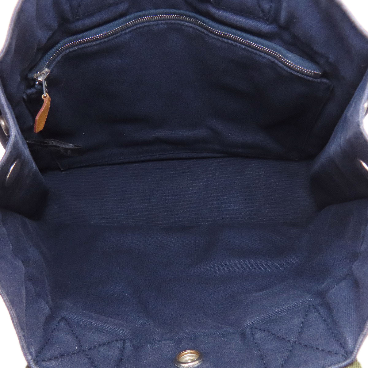 HERMES sack fool toePM Handbag Canvas Ladies [Used]