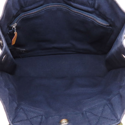 HERMES sack fool toePM Handbag Canvas Ladies [Used]