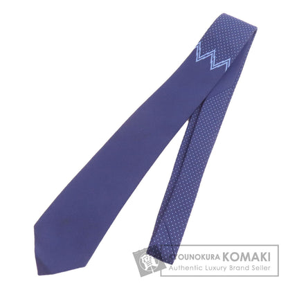 HERMES Dot pattern tie Silk mens [Used]