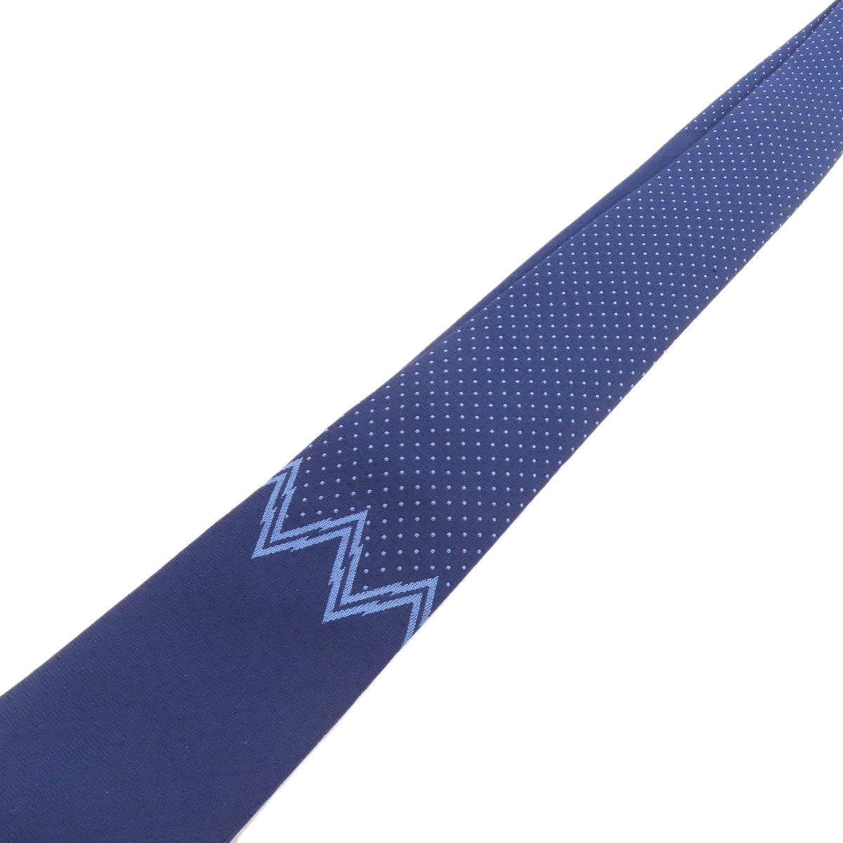 HERMES Dot pattern tie Silk mens [Used]