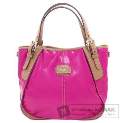 トッズ ロゴ ハンドバッグ PVC レディース 【中古】【TODS】