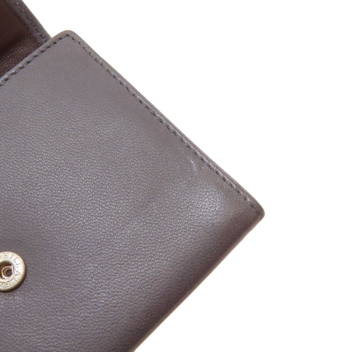 Dunhill logo Card Case Calf mens [Used]