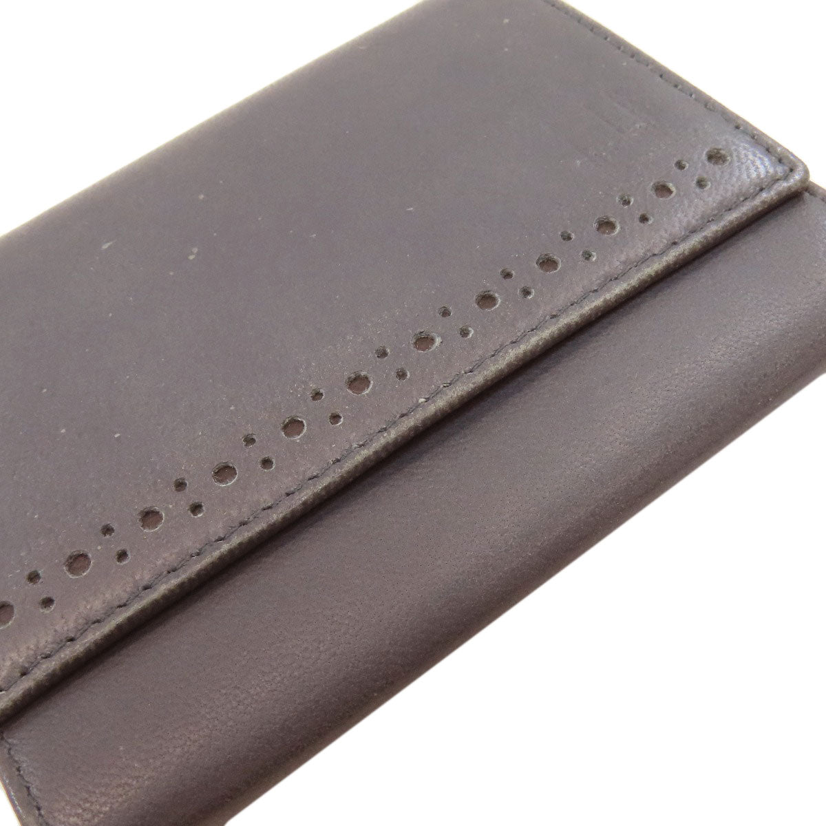 Dunhill logo Card Case Calf mens [Used]