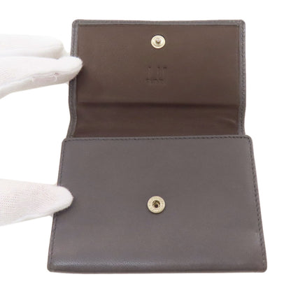Dunhill logo Card Case Calf mens [Used]