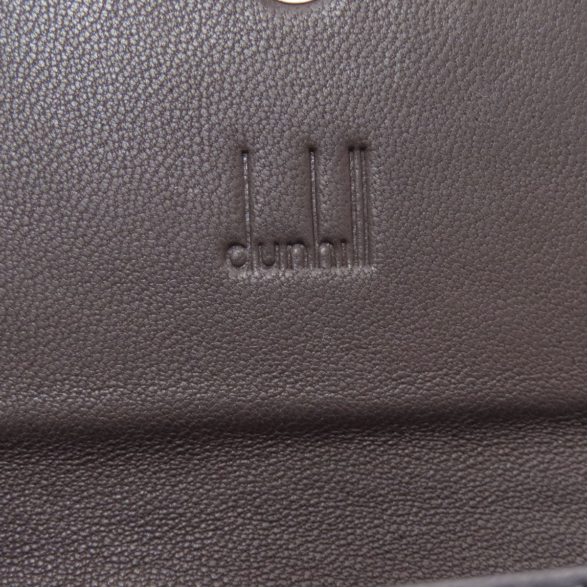 Dunhill logo Card Case Calf mens [Used]