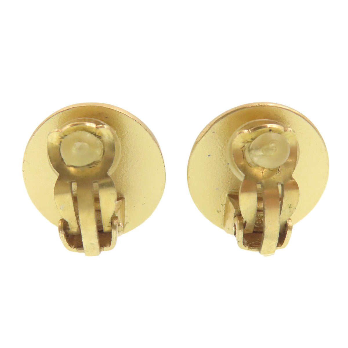 CHANEL COCO Mark rhinestone Earring Metal Ladies [Used]