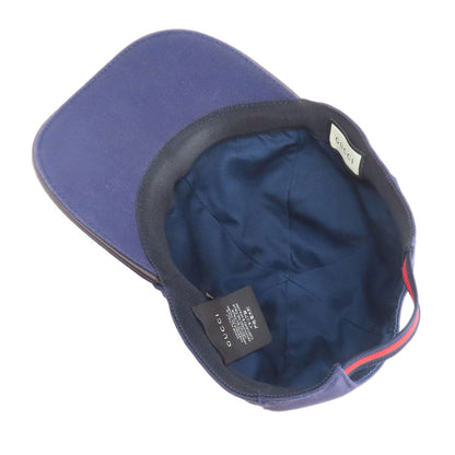 GUCCI Baseball cap hat Cotton Ladies [Used]