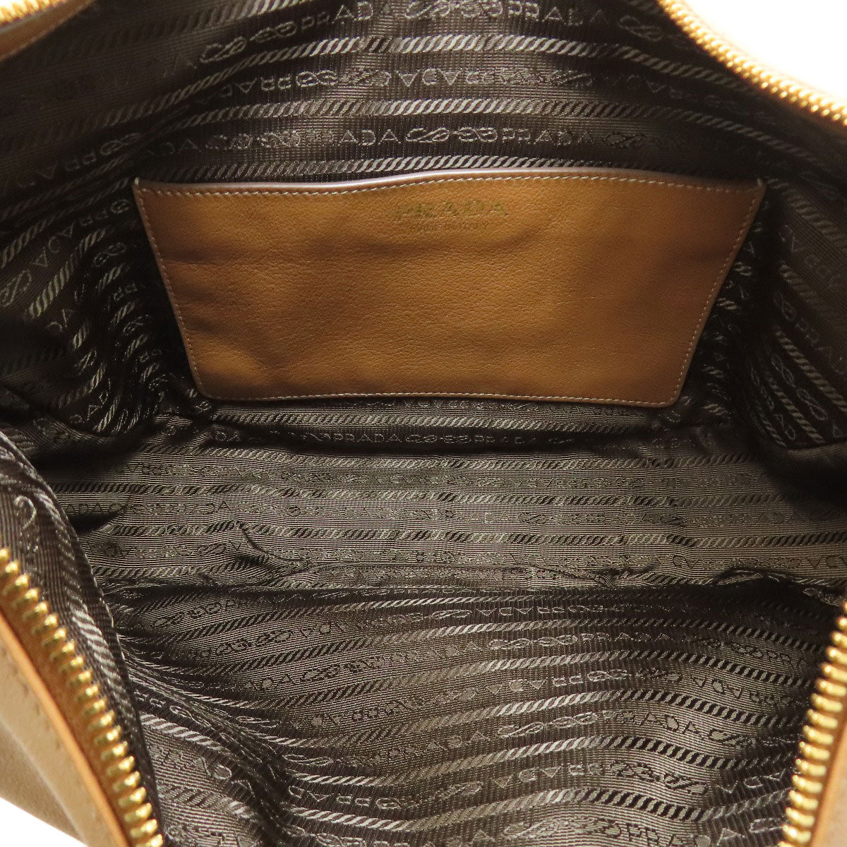 PRADA Logo Hardware Shoulder Bag Calf Ladies [Used]