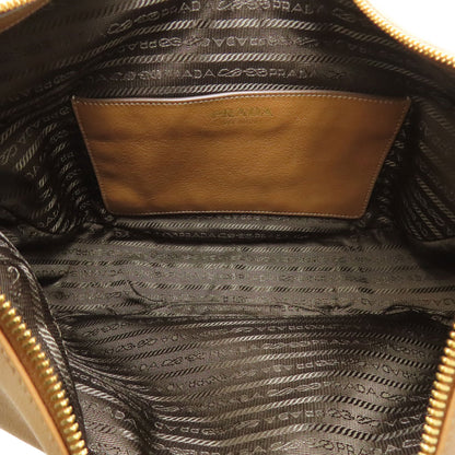 PRADA Logo Hardware Shoulder Bag Calf Ladies [Used]