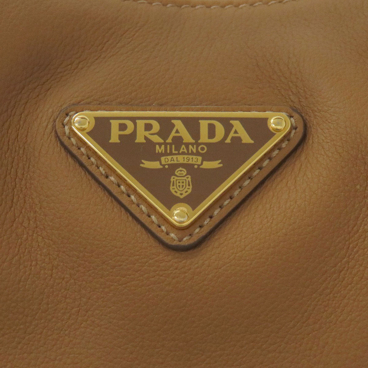 PRADA Logo Hardware Shoulder Bag Calf Ladies [Used]