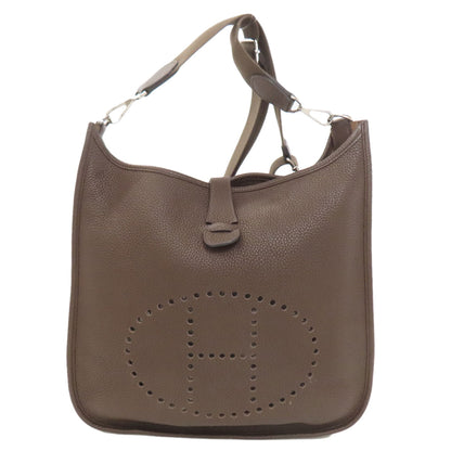 HERMES Evelyne3 GM SilverHardware Shoulder Bag Taurillon Clemence Ladies [Used]