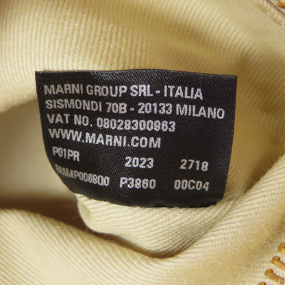 マルニ トロピカリア 2WAY ハンドバッグ ラフィア/レザー レディース 【中古】【MARNI】