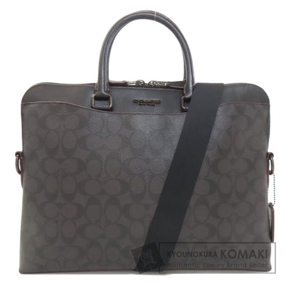 COACH F73970 Signature 2WAY Business bag PVC Leathermens [Used]
