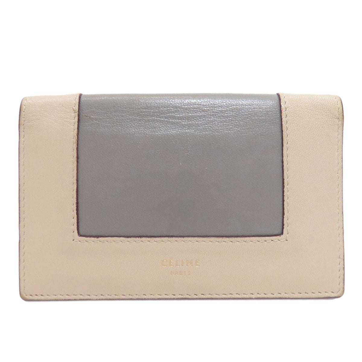 CELINE By color Bifold Wallet with Coin Pocket Leather Ladies [Used]
