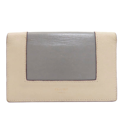 CELINE By color Bifold Wallet with Coin Pocket Leather Ladies [Used]
