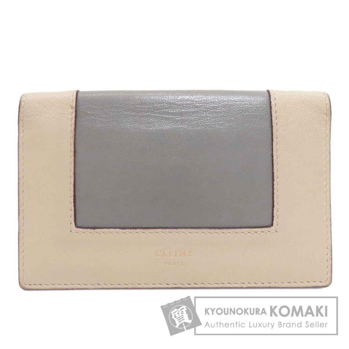 CELINE By color Bifold Wallet with Coin Pocket Leather Ladies [Used]