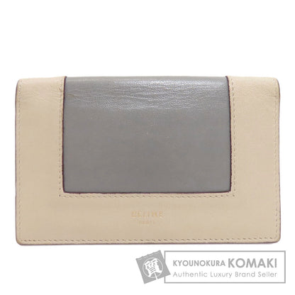 CELINE By color Bifold Wallet with Coin Pocket Leather Ladies [Used]