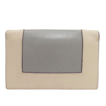 CELINE By color Bifold Wallet with Coin Pocket Leather Ladies [Used]