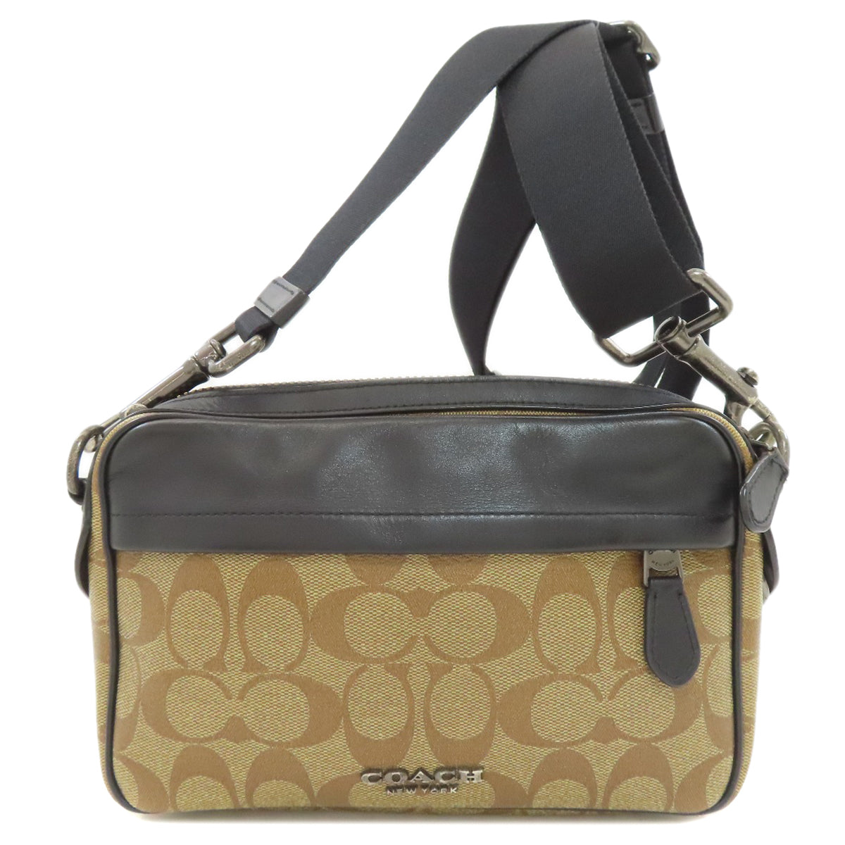 COACH F50715 Signature Shoulder Bag PVC Ladies [Used]