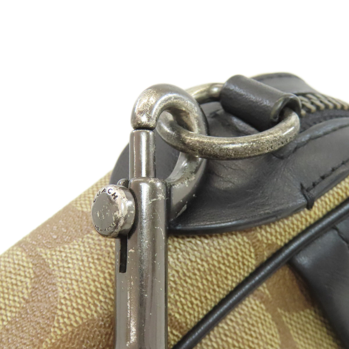 COACH F50715 Signature Shoulder Bag PVC Ladies [Used]