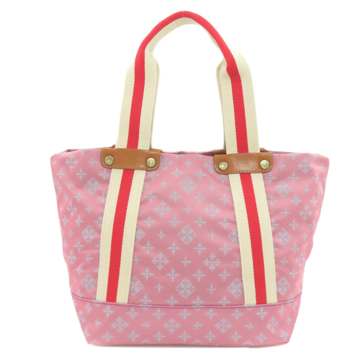 russet Lily crest Handbag Nylon Ladies [Used]