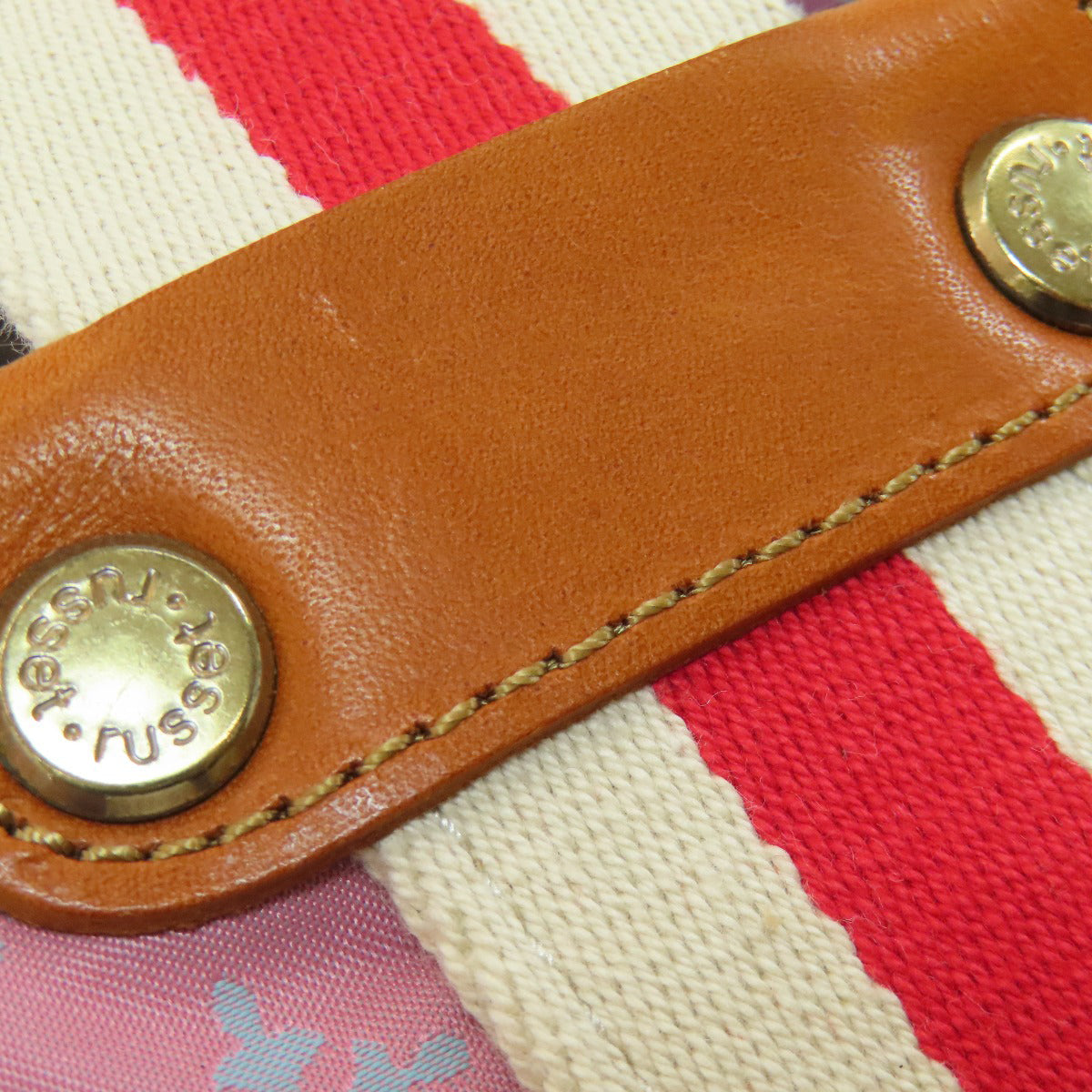 russet Lily crest Handbag Nylon Ladies [Used]