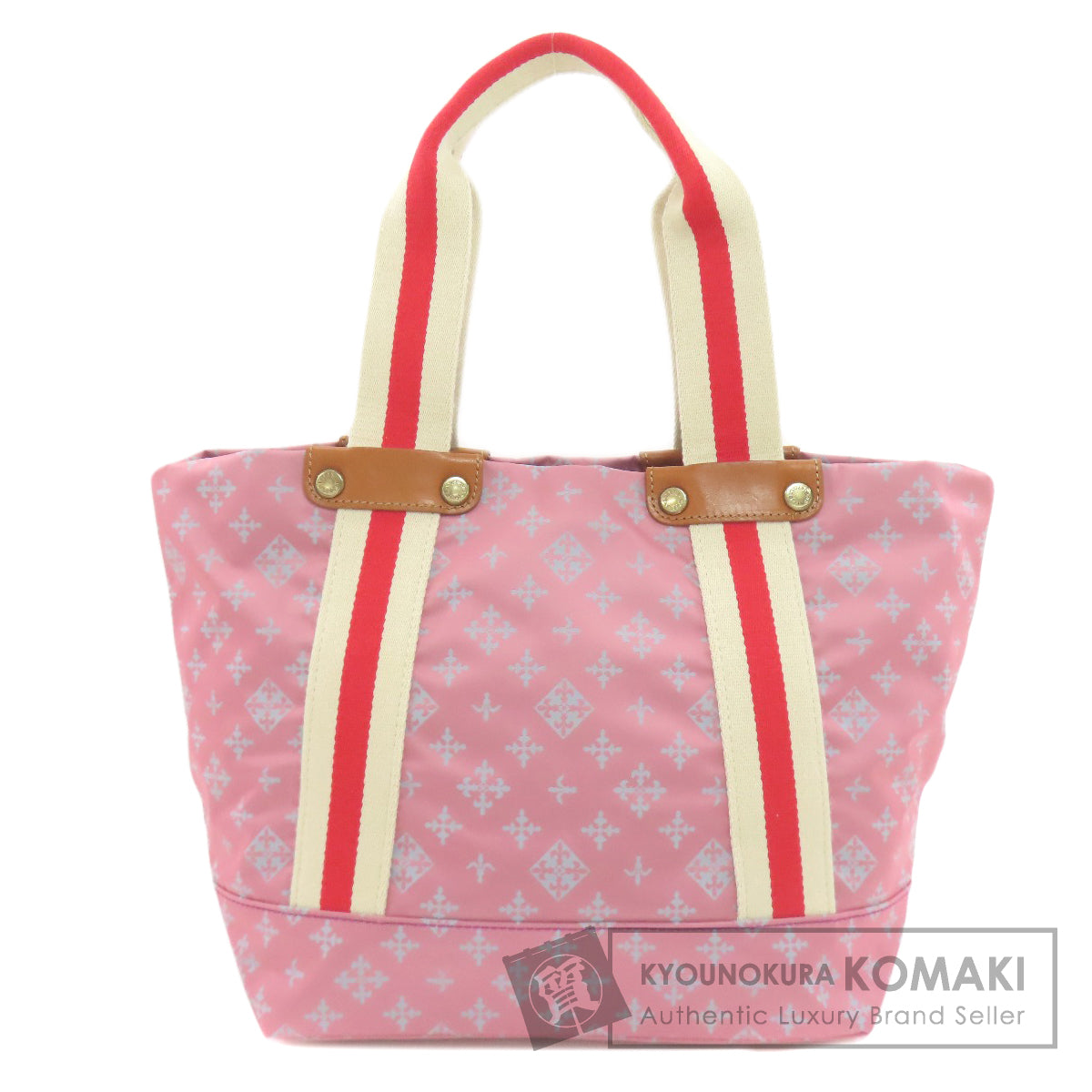 russet Lily crest Handbag Nylon Ladies [Used]