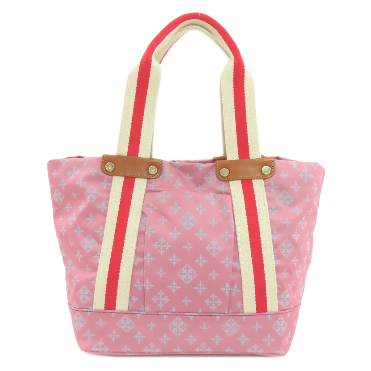 russet Lily crest Handbag Nylon Ladies [Used]