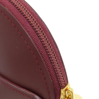 CARTIER Must Line coin purse Leather Ladies [Used]