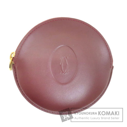 CARTIER Must Line coin purse Leather Ladies [Used]