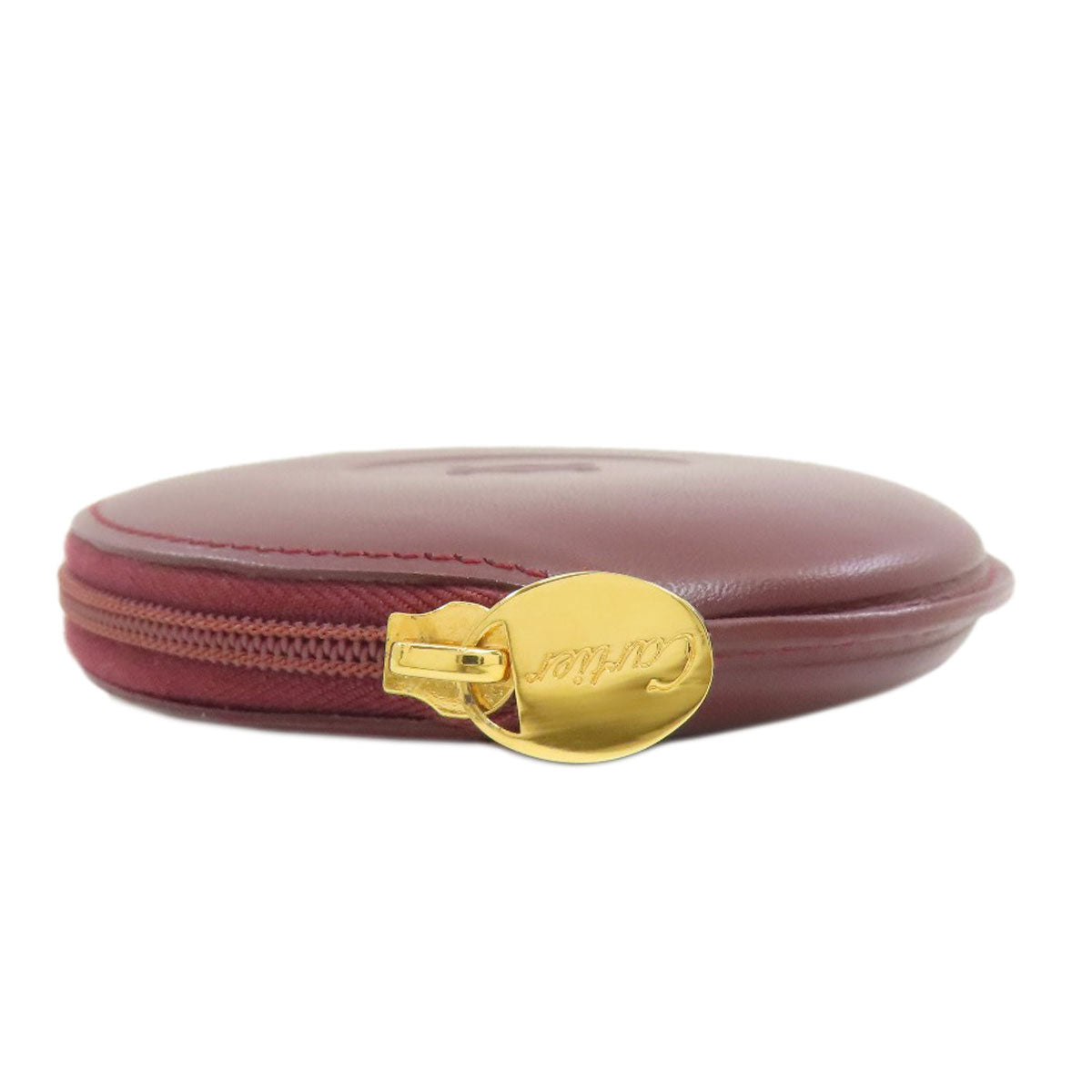 CARTIER Must Line coin purse Leather Ladies [Used]