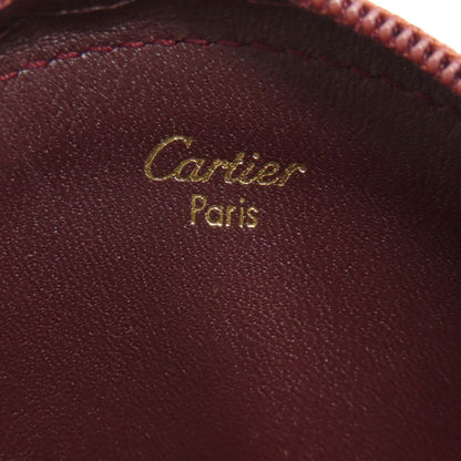 CARTIER Must Line coin purse Leather Ladies [Used]