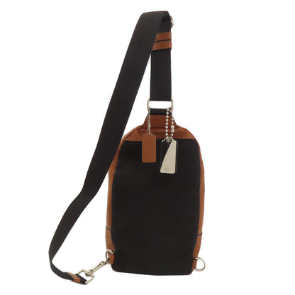 COACH F71751 logo body bag Leather Ladies [Used]