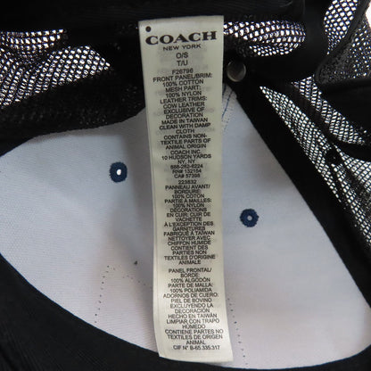 COACH Baseball cap hat Cotton NylonLadies [Used]