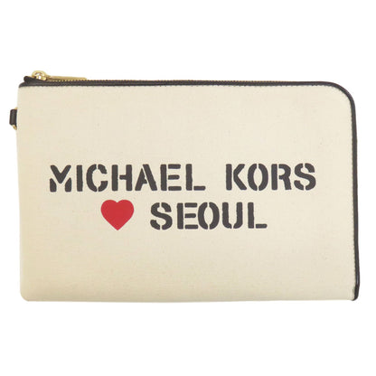 Michael Kors logo Clutch bag Canvas Ladies [Used]