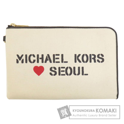 Michael Kors logo Clutch bag Canvas Ladies [Used]