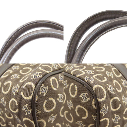 CELINE Mini Boston C Macadam Boston bag Canvas Ladies [Used]